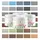 OEM Silikon-fassadenfarbe, Verschiedene Farben Zur Auswahl, Set Mit 4 Proben √Ä 150 Ml