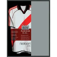 Nielsen Trikotrahmen, 60x80 cm, Eloxal Schwarz matt, Polystyrolscheibe -