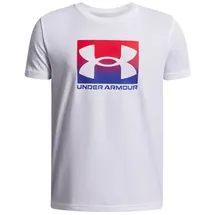 Under Armour Under Armour® T-Shirt UA B BOXED SPORTS UPDATE SS Kurzarm, mit Rundhalsausschnitt, aus leichtem, weichem Material weiß XL (164/170)