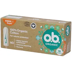 O.b® Bio-Tampons aus Bio-Baumwolle - Super