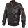 Alpha Industries Ma-1 Lederjacke schwarz L