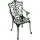 DEGAMO Gartensessel 58 x 53 x 90 cm dunkelgrün