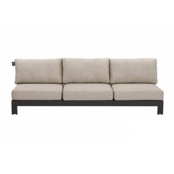 Apple Bee Sticks and More 3-Sitzer Sofa 216cm Aluminium taupe