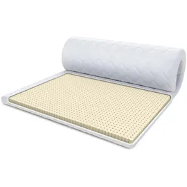 Fdm Latex MAX Matratzentopper 100 x 200 cm weiß