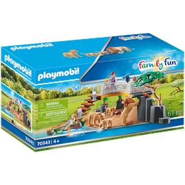 Playmobil Family Fun Löwen im Freigehege 70343