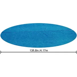BESTWAY Solarabdeckplane blau Ø 417 cm