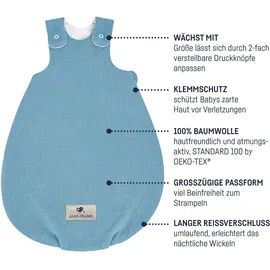Julius Zöllner Zöllner Babyschlafsack Musselin 50/56 Dune
