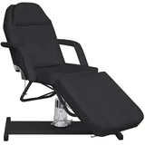 vidaXL Massagetisch Schwarz 180x62x(87-112) cm