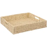 5five simply smart Quadratisches Tablett 35cm Kord Beige - 5five