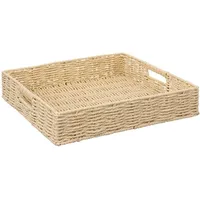 5five simply smart Quadratisches Tablett 35cm Kord Beige - 5five