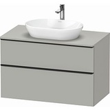 Duravit D-Neo Konsole mit Waschtischunterschrank mit 2 Auszügen und 1 Ausschnitt, DE496800707