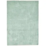 TOM TAILOR Hochflorteppich, Mintgrün, Textil, Uni, rechteckig, 160x230 cm, Polyester grün Mint