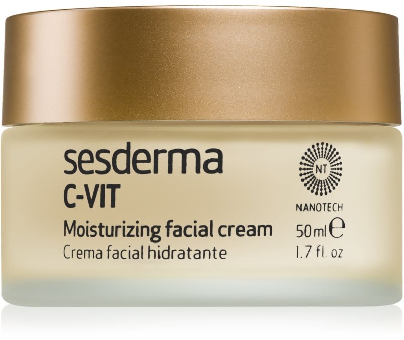 Sesderma C-Vit feuchtigkeitsspendende Gesichtscreme gegen die Alterung mit Vitamin C 50 ml