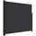 vidaXL Aluminium Seitenmarkise 180 x 500 cm Schwarz