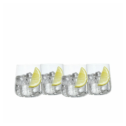 SPIEGELAU Becher Style S 4-tlg., Kristallglas beige