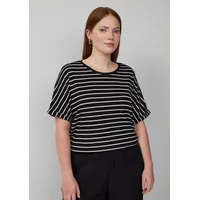 QS T-Shirt | schwarz|weiß - 46