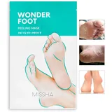 Missha Wonder Foot Fußmaske zur Entfernung von Hornhaut - für weiche und zarte Füße - Hornhautentfernung - Fußpflege - Fußpeeling - Peeling Mask - entfernt effektiv