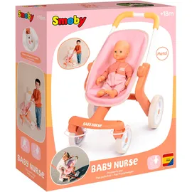Smoby Baby Nurse Puppenbuggy Pop rosa