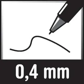 Schneider Ersatzmine Topliner 970 0,4 mm Schwarz