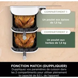 Ninja Double Stack XL SL400EUWH 9,5 l weiß