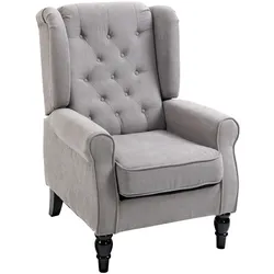 HOMCOM Einzelsessel Polyester, Holz