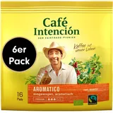 Café Intención AROMATICO Kaffeepads Mega-Sparpaket, 6x16 Stück