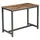 VASAGLE Bartisch 120 x 60 x 90 cm Braun/Schwarz