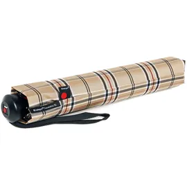 Knirps Regenschirm Classic Line Topmatic SL Beige Check
