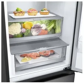LG Serie 7 GBV7280CEV Kühl-Gefrierkombination (387 l, 2030 mm hoch, Essence Black Steel)