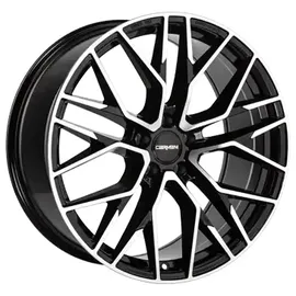 CARMANI 20 Ludwig 6,5 x 16 5 x 100 ET38 Schwarz Poliert