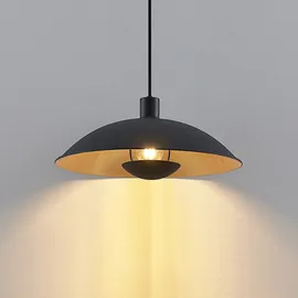 LINDBY Narisara 1-flg. Ø40 rund schwarz/gold