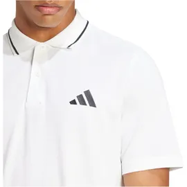 adidas Essentials Small Logo Piqué Poloshirt Weiß/Schwarz 2XL