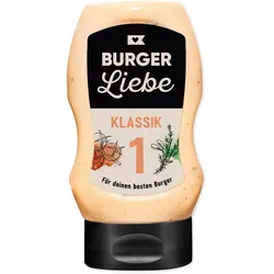 BURGER LIEBE Burgersoße - Klassik - 300ml - vegan - ohne Konservierungsstoffe
