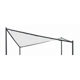 DEGAMO Ersatzdach für Walmdachpavillon Orlando 4-eckig, PVC beschichtet weiss