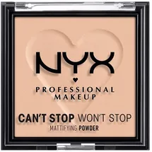 NYX Professional Makeup Can't Stop Won't Stop Mattifying Powder Matte Finish, Farbton: Light Medium