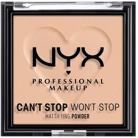 NYX Professional Makeup Can't Stop Won't Stop Mattifying Powder Matte Finish, Farbton: Light Medium