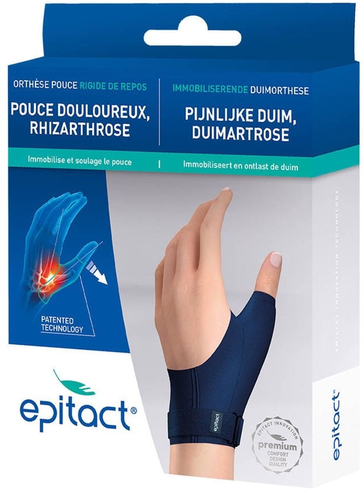 epitact® Orthèse Pouce Rigide de Repos Gauche Medium 1 pc(s) bandage(s)