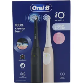 Oral-B iO Series 2 Night Black + 2. Handstück Calm Pink