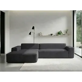 werk2 Ecksofa WERK2 "Zeus-XL, B/T: 311/210 cm, Mega-Sofa mit großer Sitztiefe, modern", grau (anthrazit), B:311cm H:70cm T:210cm, 90% Polyester, 10% Nylon, Sofas, Ecksofa, Curvy Trend Garnitur mit urbaner Optik, bequem, Big-Sofa, L-Form