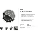 MEBUS Wanduhr 45,0 cm 14120 silber