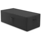 Husse für Klappmatratze Gästematratze 160x195x15, schwarz