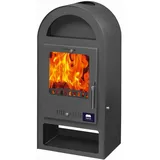 Moeby24 Kamin Ofen Kaminofen Anthrazit 150mm Rauchrohr Klassik BimSchV2 EEK A