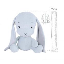 Kuscheltier Hase 35 cm, blau / Ohren grau | Effiki