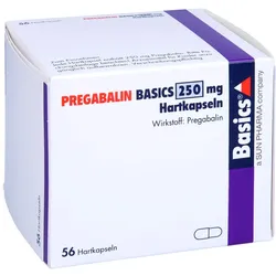 Pregabalin Basics 250 mg Hartkapseln 56 St