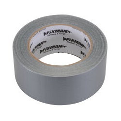 Starkes Gewebe-Klebeband 50 mm x 50 m silber