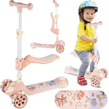 MalPlay Scooter mit Sitz Rosa