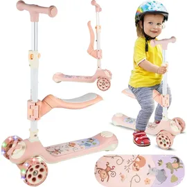 MalPlay Scooter mit Sitz Rosa