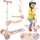 MalPlay Scooter mit Sitz Rosa