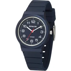 Quarzuhr SINAR, blau (blau, blau), Armbanduhren, Armbanduhr, Jugendliche, Damenuhr, Kinderuhr, bis10 bar wasserd.