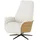 skagen studio Relaxsessel Mikkel Kunstleder 81 x 106 x 82 cm Creme mit Relax-Funktion
